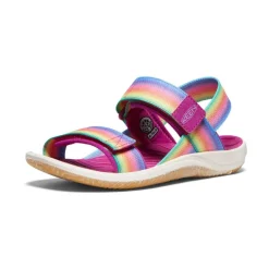Kids KEEN Sandals<Big Kids' Elle Backstrap | Rainbow/Festival Fuchsia