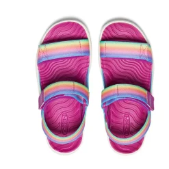 Kids KEEN Sandals<Big Kids' Elle Backstrap | Rainbow/Festival Fuchsia
