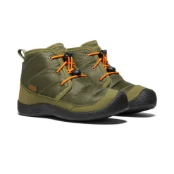 Kids KEEN Boots<Big Kids' Howser Ii Waterproof Chukka | Capulet Olive/Russet Orange