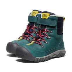 Kids KEEN Boots<Big Kids' Kanibou Waterproof Winter Boot | Deep Lagoon/Jazzy