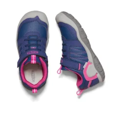 Kids KEEN Shoes<Big Kids' Knotch Peak Sneaker | Blue Depths/Pink Peacock