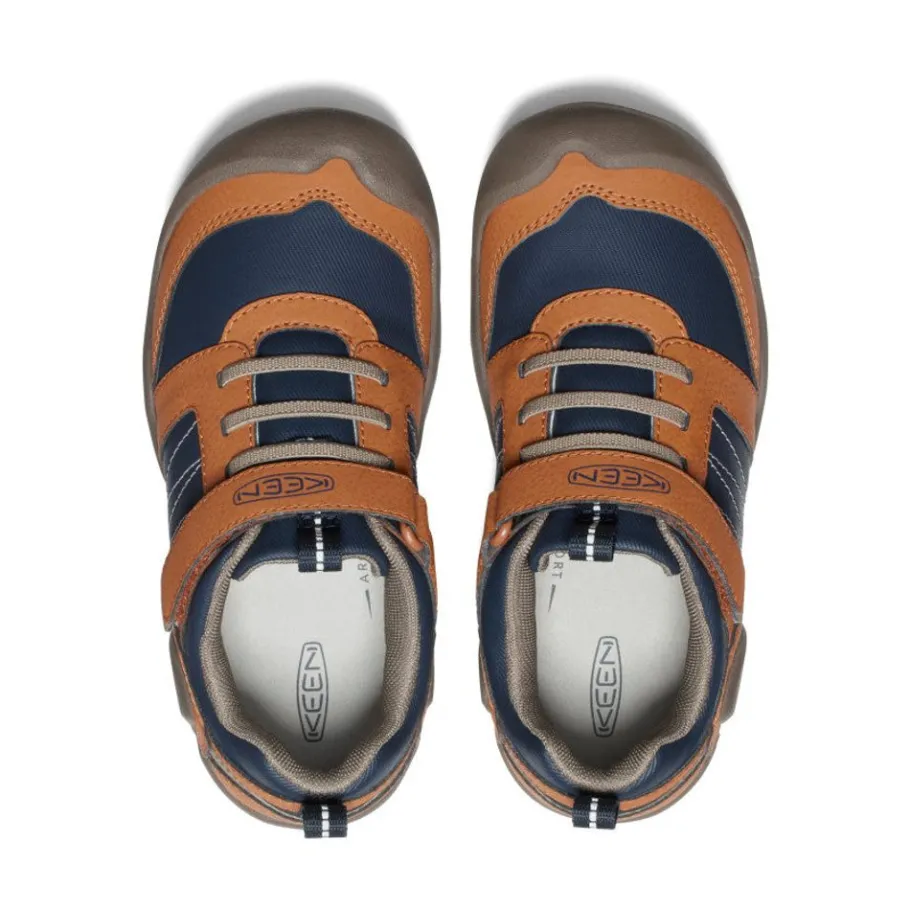 Kids KEEN Shoes<Big Kids' Knotch Peak Sneaker | Maple/Sky Captain