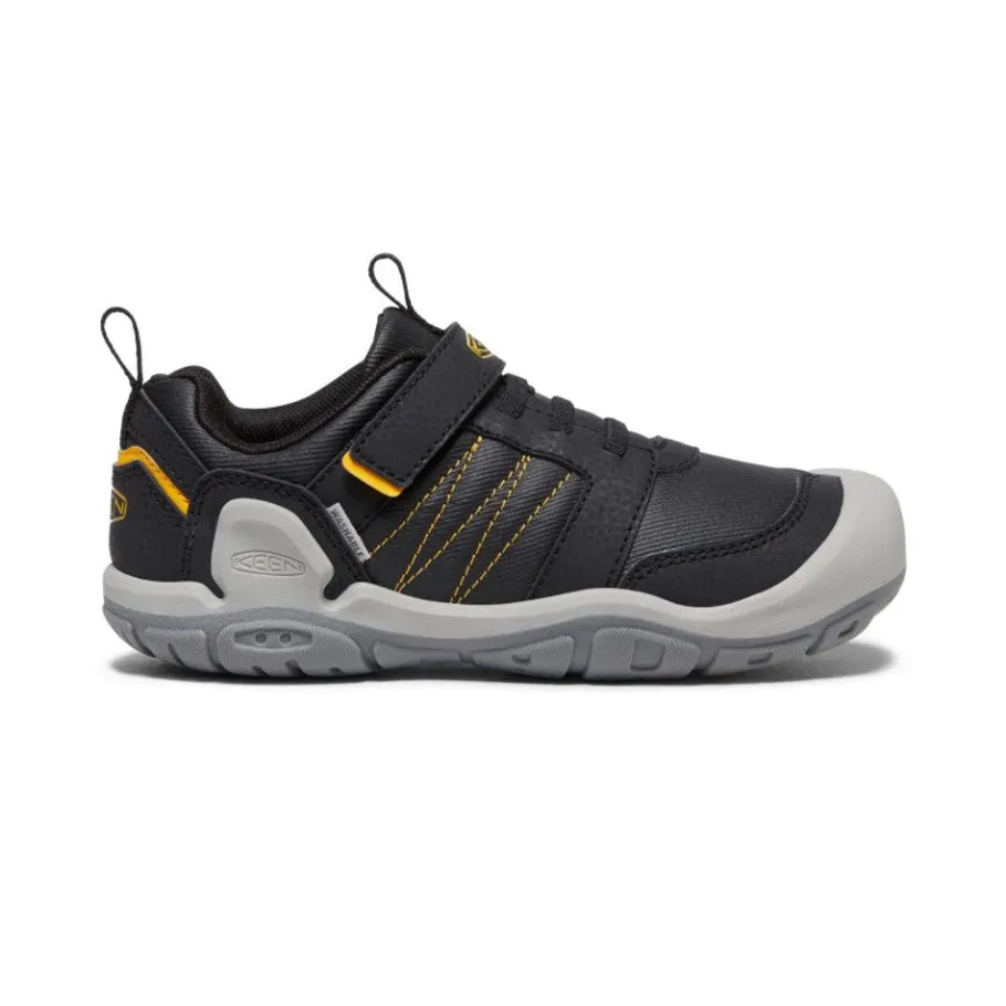 Kids KEEN Shoes<Big Kids' Knotch Peak Sneaker | Black/ Yellow