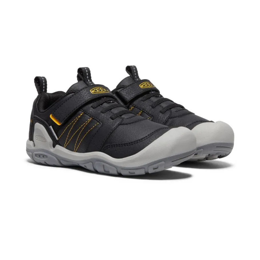Kids KEEN Shoes<Big Kids' Knotch Peak Sneaker | Black/ Yellow