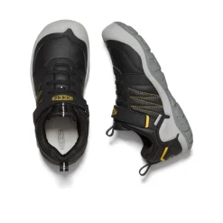 Kids KEEN Shoes<Big Kids' Knotch Peak Sneaker | Black/ Yellow