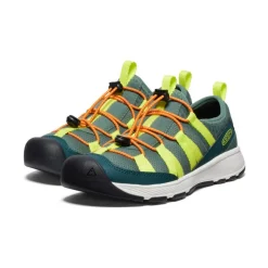Kids KEEN Shoes<Big Kids' Motozoa Sneaker | Sea Moss/Scarlet Ibis