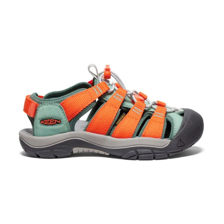 Kids KEEN Sandals<Big Kids' Newport Boundless Sandal | Granite Green/Scarlet Ibis
