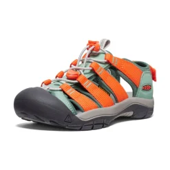 Kids KEEN Sandals<Big Kids' Newport Boundless Sandal | Granite Green/Scarlet Ibis