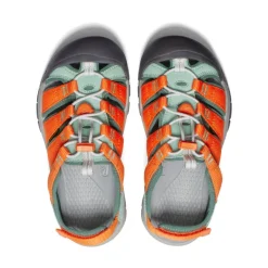 Kids KEEN Sandals<Big Kids' Newport Boundless Sandal | Granite Green/Scarlet Ibis