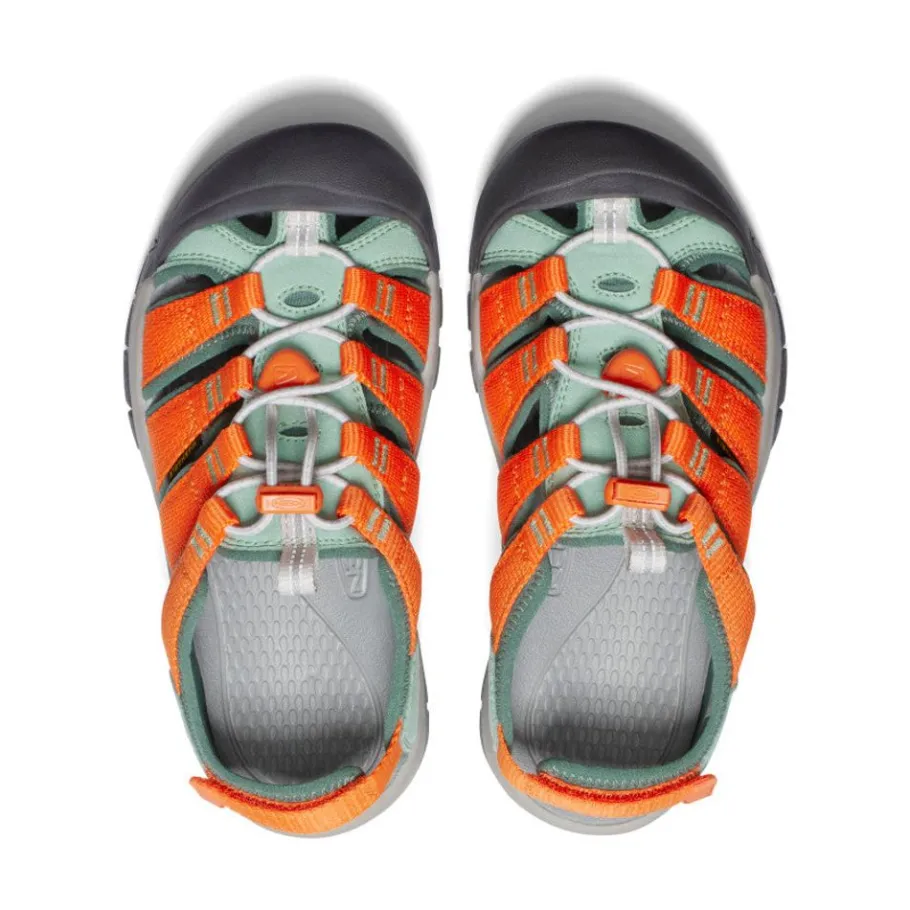 Kids KEEN Sandals<Big Kids' Newport Boundless Sandal | Granite Green/Scarlet Ibis