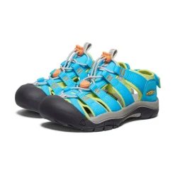 Kids KEEN Sandals<Big Kids' Newport Boundless Sandal | Blue Atoll/Daiquiri Green