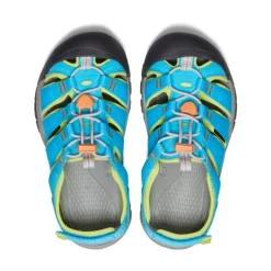 Kids KEEN Sandals<Big Kids' Newport Boundless Sandal | Blue Atoll/Daiquiri Green