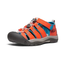 Kids KEEN Sandals<Big Kids' Newport H2 | Safety Orange/Fjord Blue