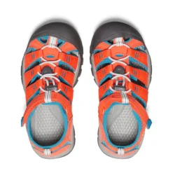 Kids KEEN Sandals<Big Kids' Newport H2 | Safety Orange/Fjord Blue