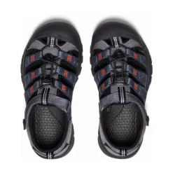 Kids KEEN Sandals<Big Kids' Newport H2 | Steel Grey/Black