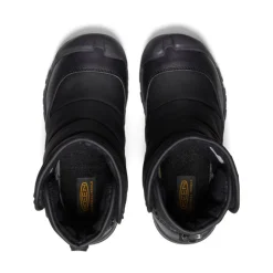 Kids KEEN Boots<Big Kids' Puffrider Waterproof Winter Boot | Black/Steel Grey