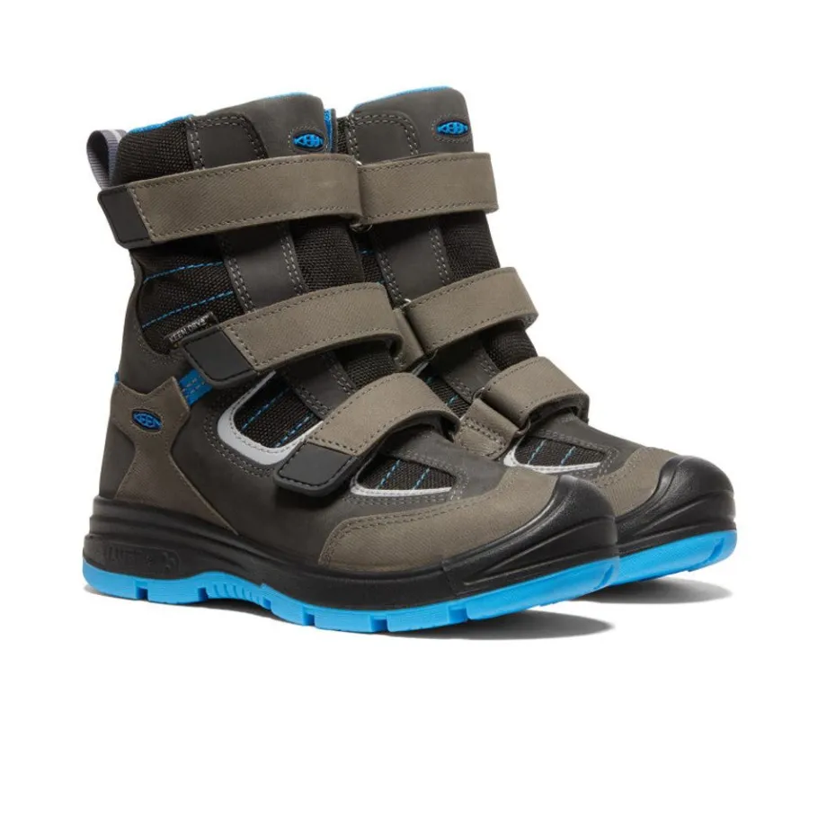 Kids KEEN Boots<Big Kids' Redwood Winter Waterproof Boot | Raven/Magnet