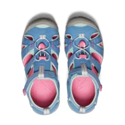 Kids KEEN Sandals<Big Kids' Seacamp Ii Cnx | Coronet Blue/Hot Pink
