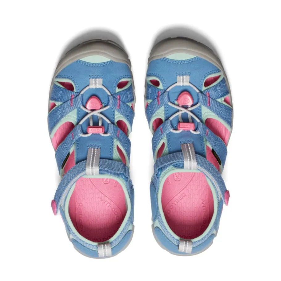 Kids KEEN Sandals<Big Kids' Seacamp Ii Cnx | Coronet Blue/Hot Pink