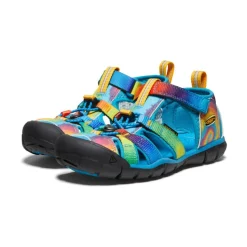 Kids KEEN Sandals<Big Kids' Seacamp Ii Cnx | Vivid Blue/Original Tie Dye