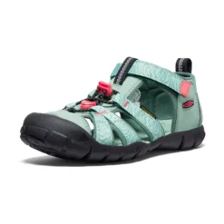 Kids KEEN Sandals<Big Kids' Seacamp Ii Cnx | Granite Green/Cayenne