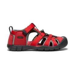 Kids KEEN Sandals<Big Kids' Seacamp Ii Cnx | Racing Red/Gargoyle