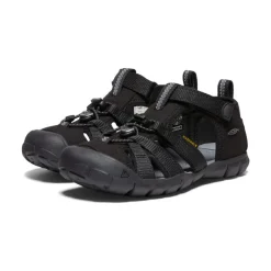 Kids KEEN Sandals<Big Kids' Seacamp Ii Cnx | Black/Grey
