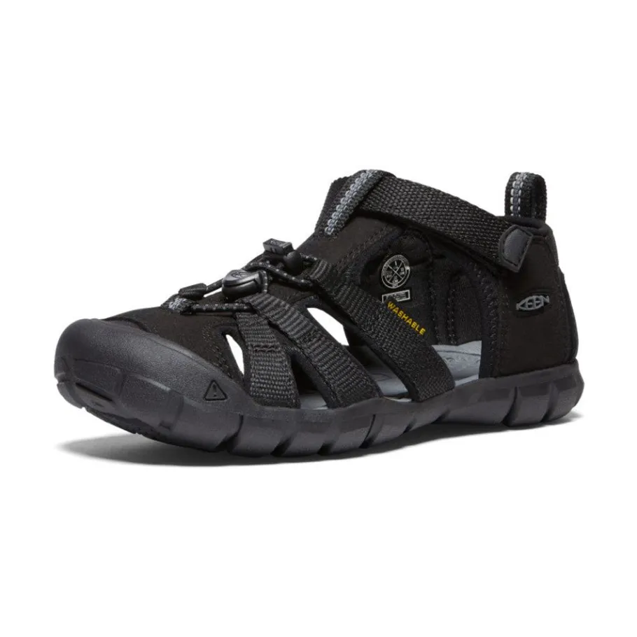 Kids KEEN Sandals<Big Kids' Seacamp Ii Cnx | Black/Grey