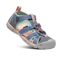 Kids KEEN Sandals<Big Kids' Seacamp Ii Cnx | Flint Stone/Ocean Wave