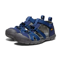 Kids KEEN Sandals<Big Kids' Seacamp Ii Cnx | Blue Depths/Gargoyle