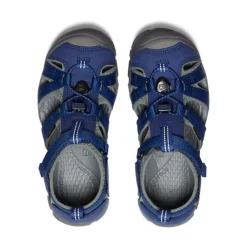 Kids KEEN Sandals<Big Kids' Seacamp Ii Cnx | Blue Depths/Gargoyle