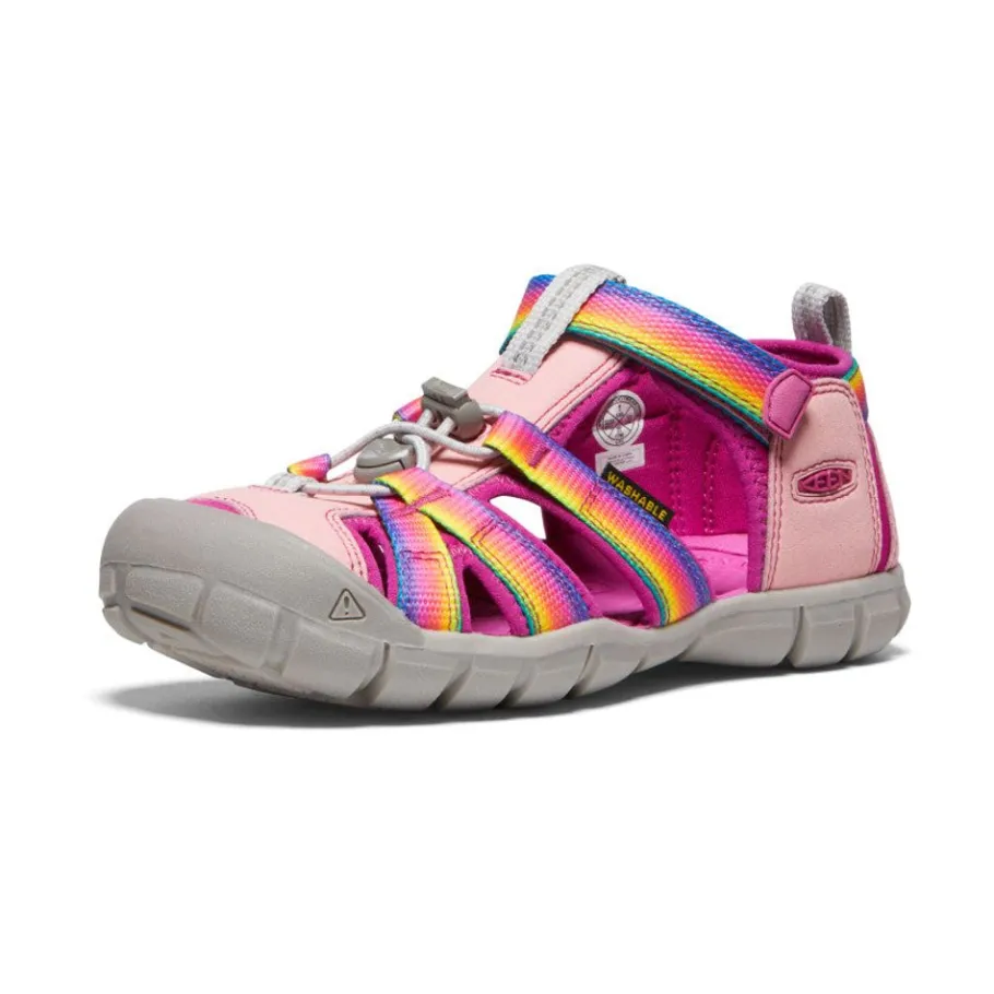 Kids KEEN Sandals<Big Kids' Seacamp Ii Cnx | Rainbow/Festival Fuchsia
