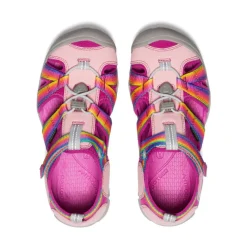Kids KEEN Sandals<Big Kids' Seacamp Ii Cnx | Rainbow/Festival Fuchsia