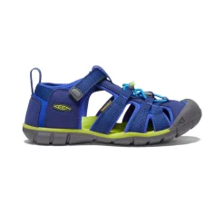 Kids KEEN Sandals<Big Kids' Seacamp Ii Cnx | Blue Depths/Chartreuse