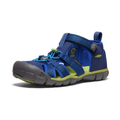 Kids KEEN Sandals<Big Kids' Seacamp Ii Cnx | Blue Depths/Chartreuse