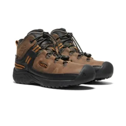 Kids KEEN Boots<Big Kids' Targhee Waterproof Boot | Dark Earth/Golden Brown