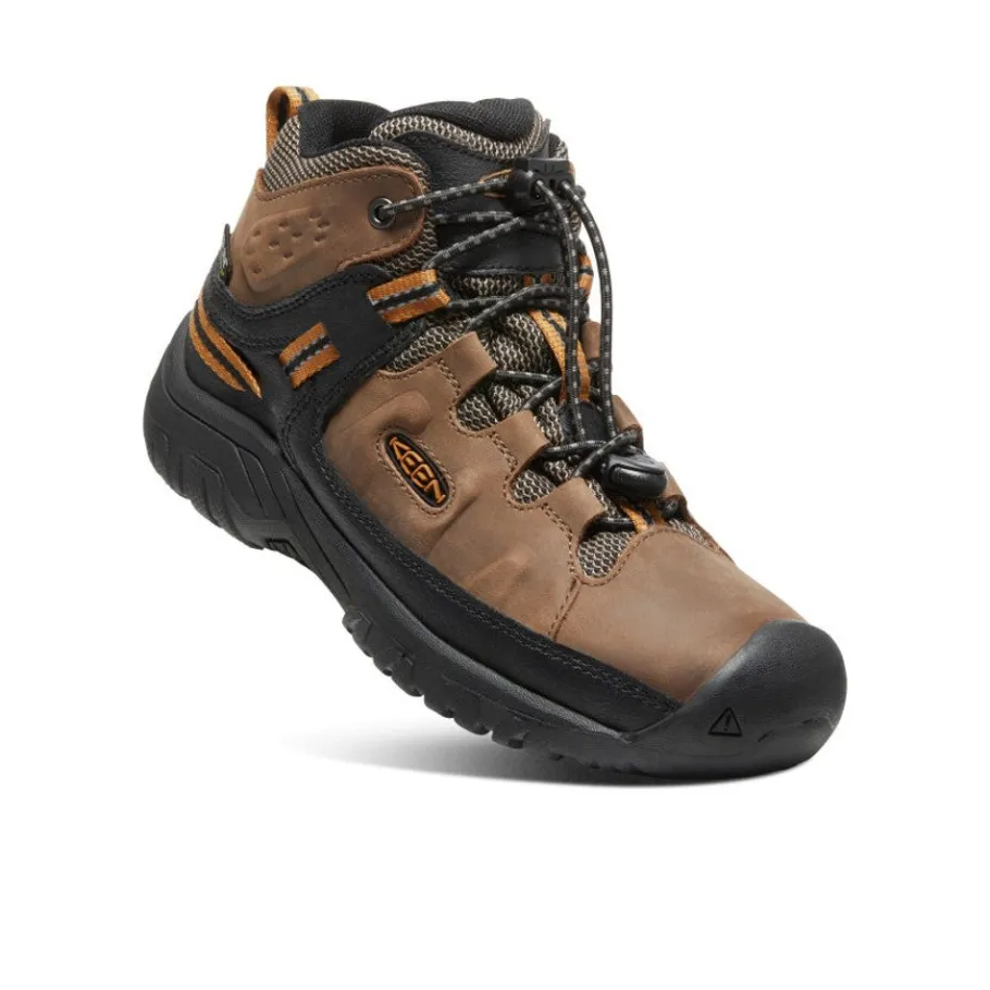 Kids KEEN Boots<Big Kids' Targhee Waterproof Boot | Dark Earth/Golden Brown