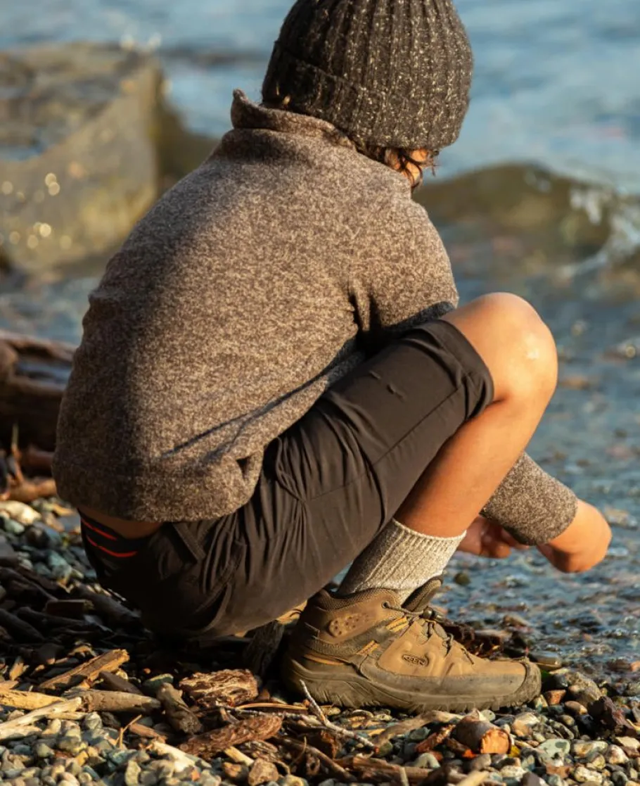 Kids KEEN Boots<Big Kids' Targhee Waterproof Boot | Dark Earth/Golden Brown