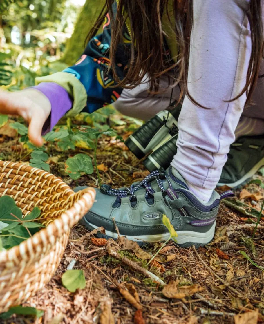 Kids KEEN Shoes<Big Kids' Targhee Waterproof Shoe | Magnet/Tillandsia Purple