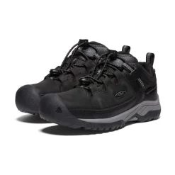 Kids KEEN Shoes<Big Kids' Targhee Waterproof Shoe | Black/Steel Grey