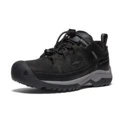 Kids KEEN Shoes<Big Kids' Targhee Waterproof Shoe | Black/Steel Grey