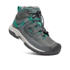 Kids KEEN Boots<Big Kids' Targhee Waterproof Boot | Steel Grey/Porcelain
