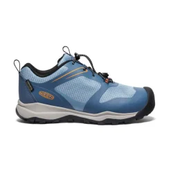 Kids KEEN Shoes<Big Kids' Wanduro Waterproof Shoe | Vintage Indigo/Scarlet Ibis