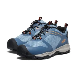 Kids KEEN Shoes<Big Kids' Wanduro Waterproof Shoe | Vintage Indigo/Scarlet Ibis