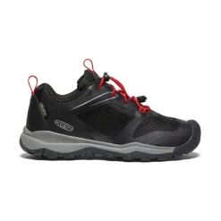 Kids KEEN Shoes<Big Kids' Wanduro Waterproof Shoe | Black/Ribbon Red