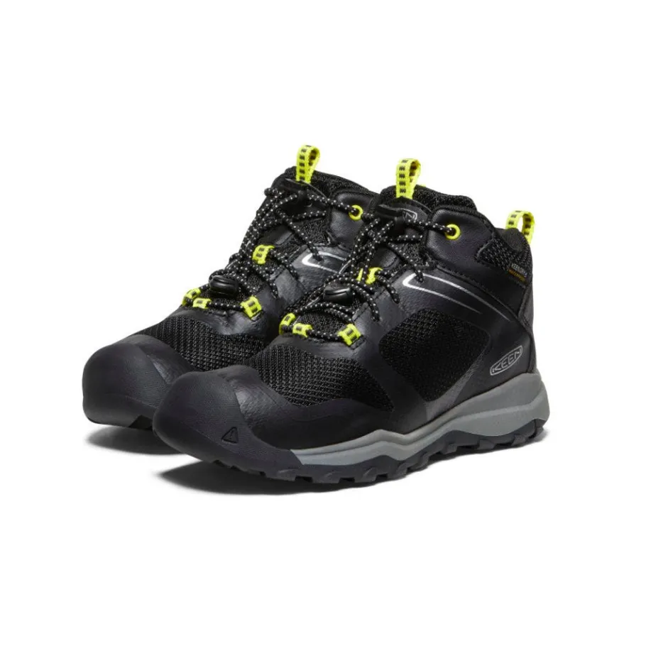 Kids KEEN Boots<Big Kids' Wanduro Waterproof Boot | Black/Silver