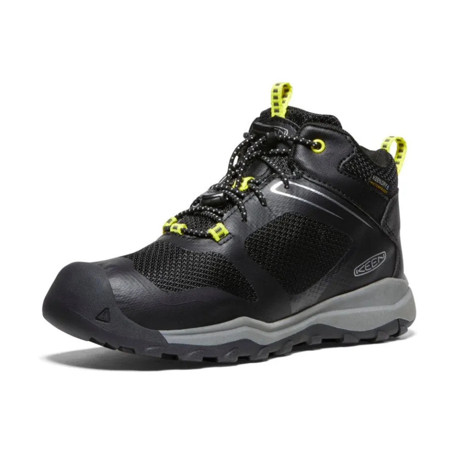 Kids KEEN Boots<Big Kids' Wanduro Waterproof Boot | Black/Silver