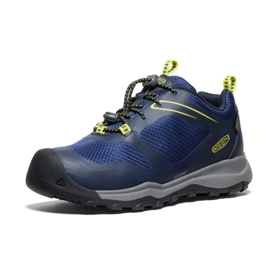 Kids KEEN Shoes<Big Kids' Wanduro Waterproof Shoe | Sky Captain/Evening Primrose