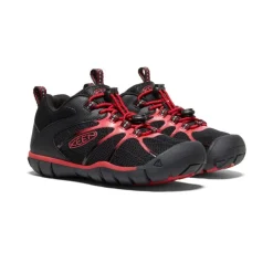 Kids KEEN Shoes<Little Kids' Chandler 2 Cnx Sneaker | Black/Red Carpet