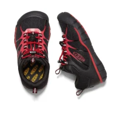 Kids KEEN Shoes<Little Kids' Chandler 2 Cnx Sneaker | Black/Red Carpet